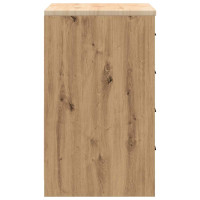 Produktbild för Förvaringsskåp för garage hantverksmässig ek 60x51x85 cm
