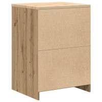 Produktbild för Förvaringsskåp för garage hantverksmässig ek 60x51x85 cm