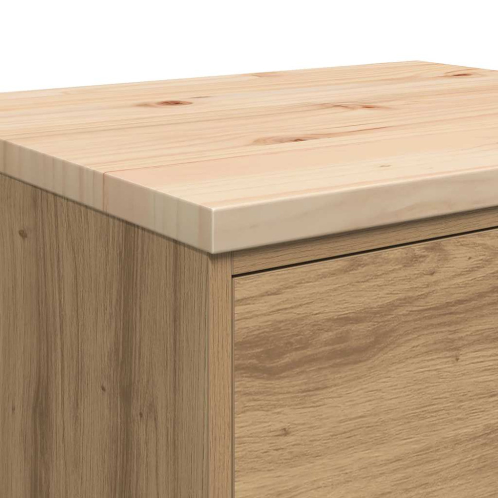 Produktbild för Förvaringsskåp för garage hantverksmässig ek 60x51x85 cm