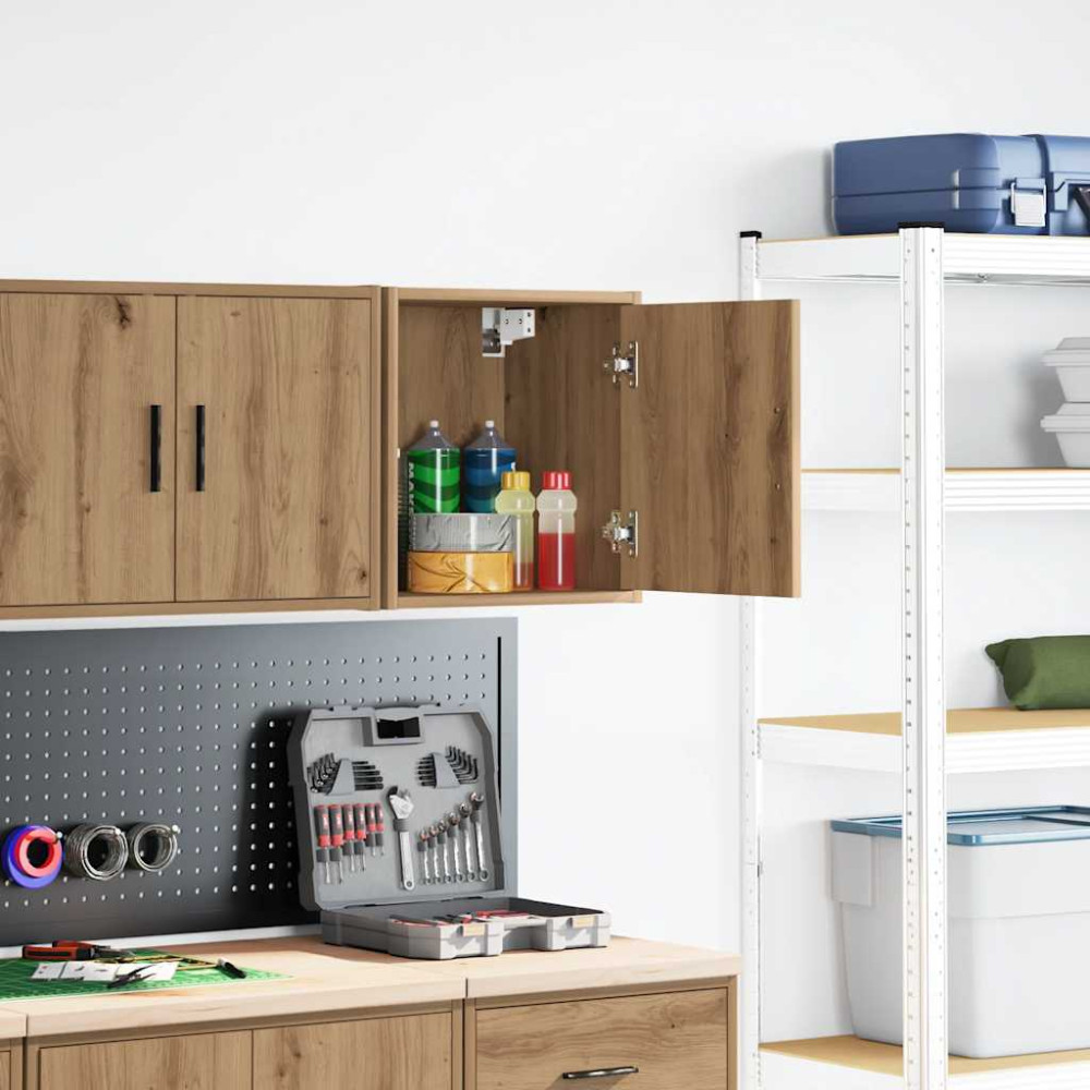 Produktbild för Väggskåp för garage artisan ek konstruerat trä