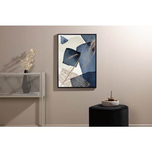 Venture Home Blue Swirl Poster