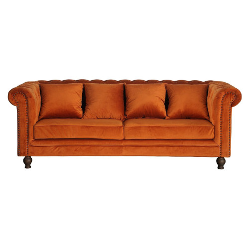 Venture Home Velvet 3-Sits Soffa