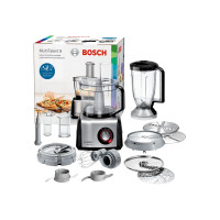 Produktbild för Bosch MultiTalent 8 MC812M865 - matberedare - 1250 W - borstat stål/svart