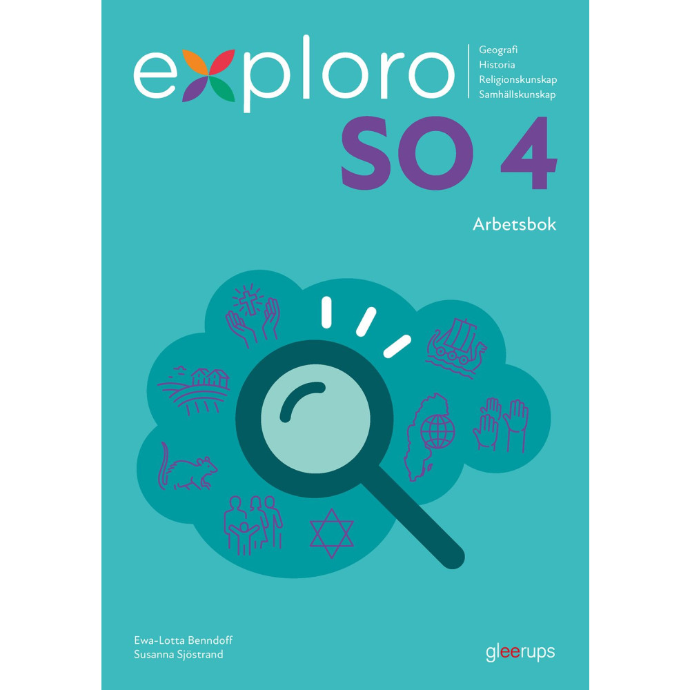 Produktbild för Exploro SO åk 4, arbetsbok (häftad)