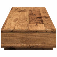 Produktbild för Skärmställ åldrat trä 100x27x15 cm konstruerat trä