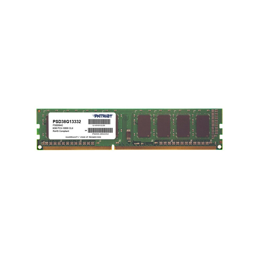 Produktbild för Patriot Signature Line - DDR3 - modul - 8 GB - DIMM 240-pin / PC3-10600 - ej buffrad