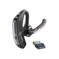 Produktbild för HP Poly Voyager 5200 UC - headset - USB-A via Bluetooth-adapter