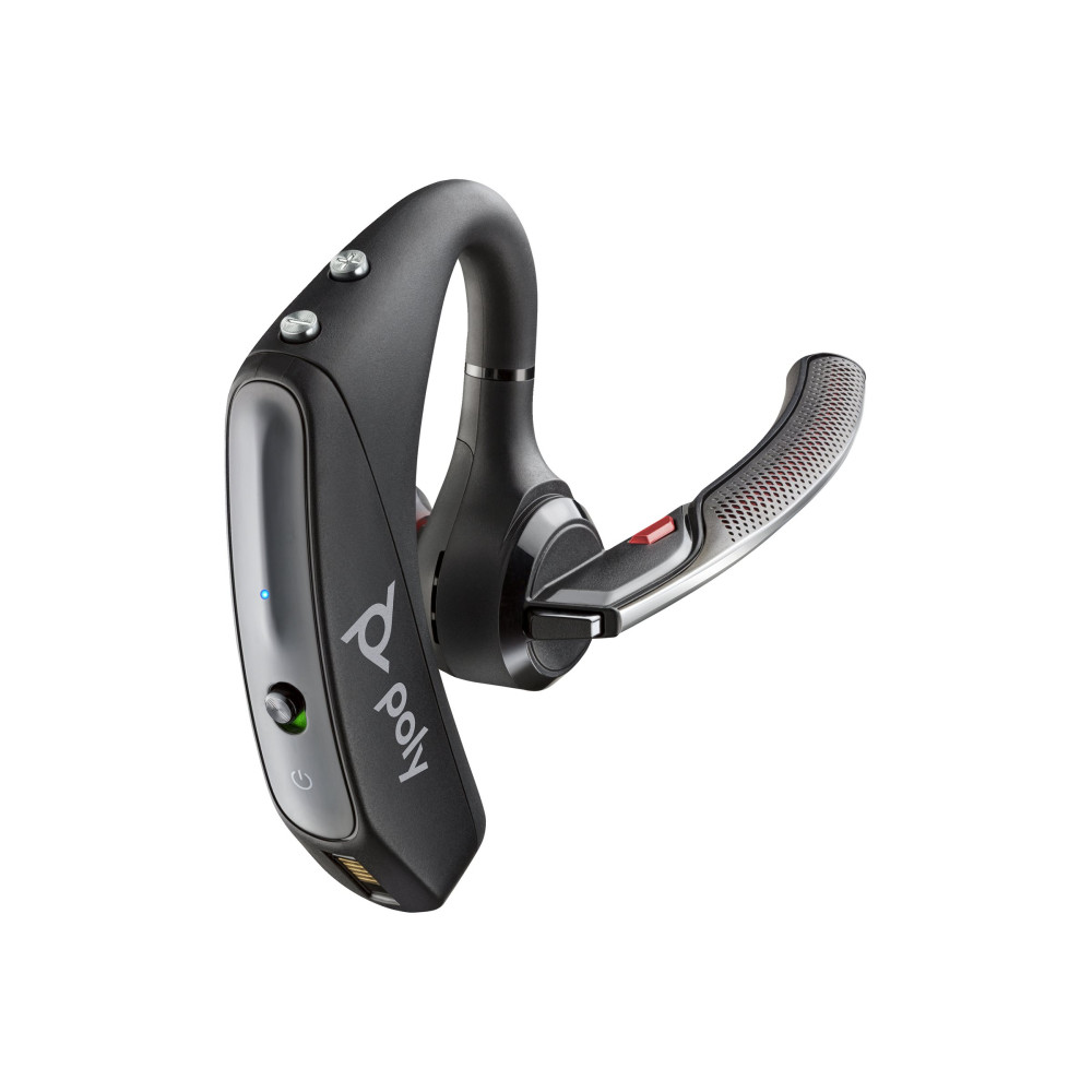 Produktbild för HP Poly Voyager 5200 UC - headset - USB-A via Bluetooth-adapter