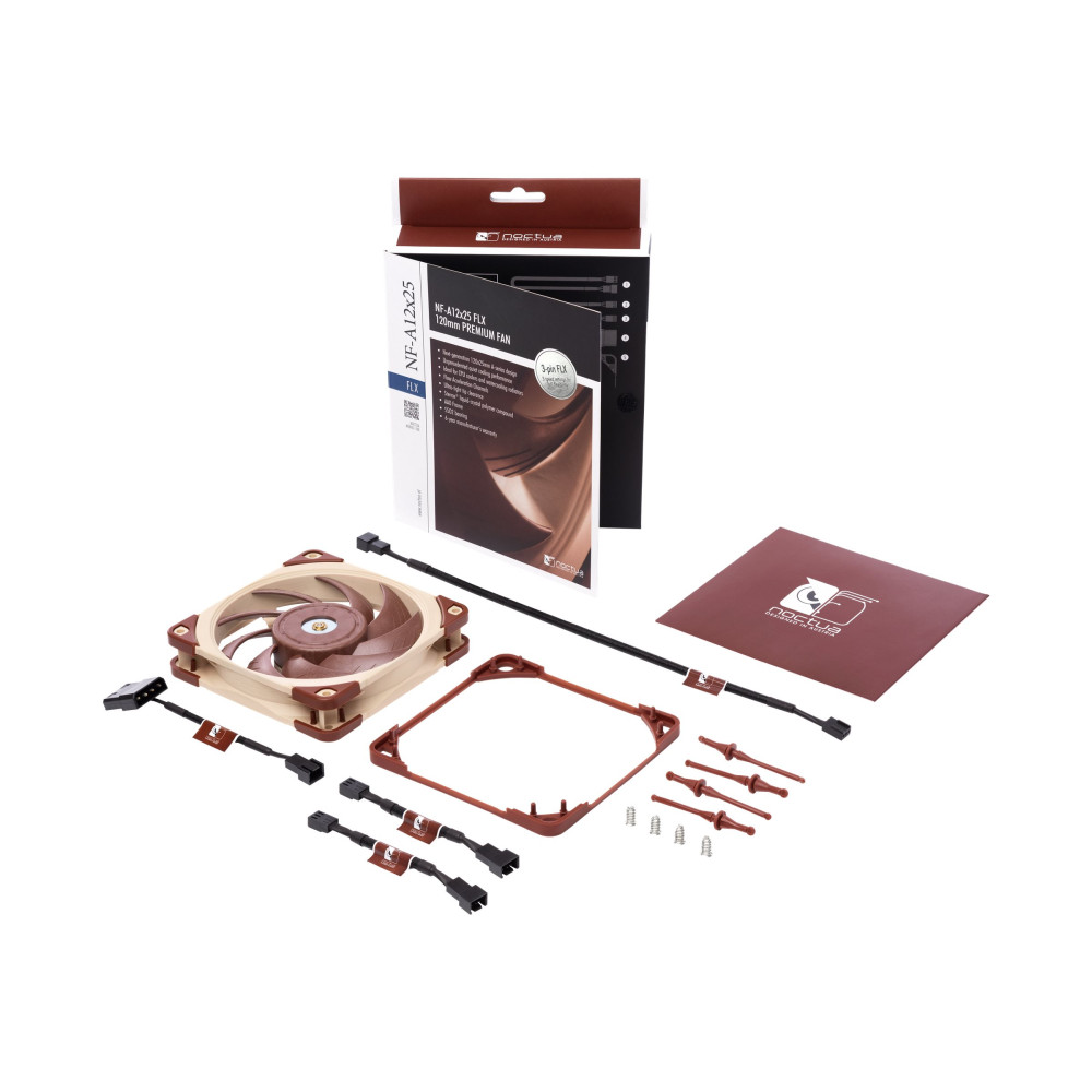 Produktbild för Noctua NF-A12x25 FLX - lådfläkt
