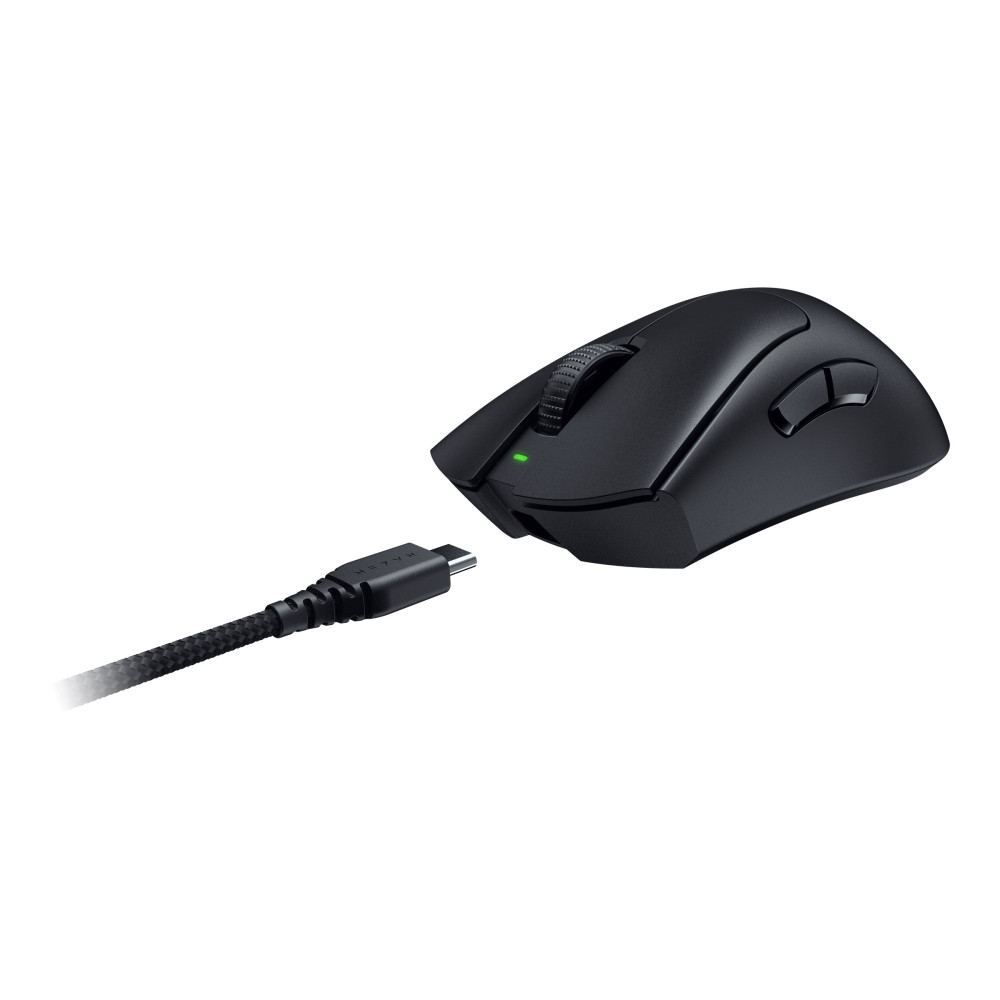 Produktbild för Razer DeathAdder V3 Pro - mus - Bluetooth, USB - svart