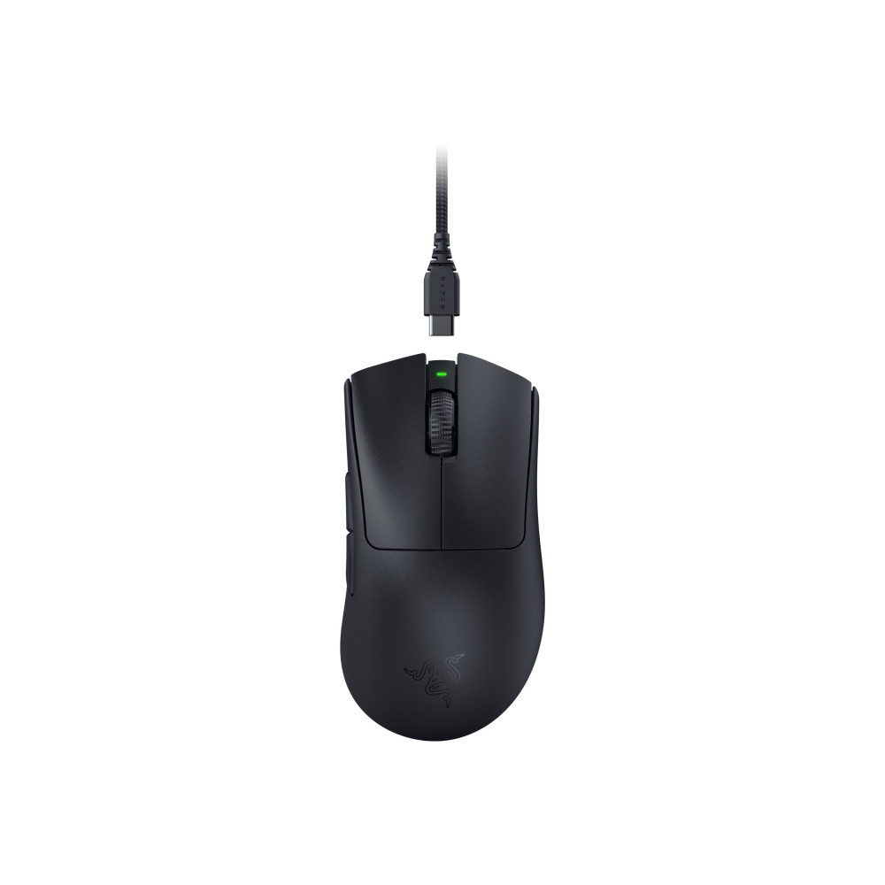 Produktbild för Razer DeathAdder V3 Pro - mus - Bluetooth, USB - svart