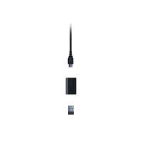 Produktbild för Razer DeathAdder V3 Pro - mus - Bluetooth, USB - svart