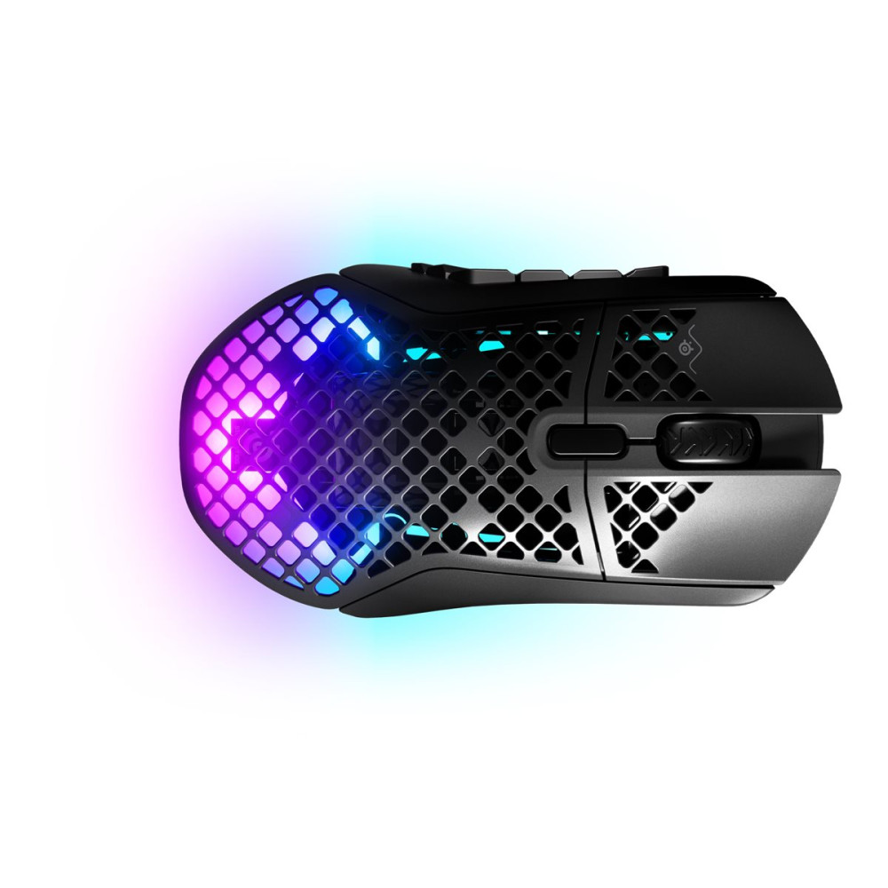 Produktbild för SteelSeries Aerox 9 - mus - 2.4 GHz, Bluetooth 5.0, USB - mattsvart