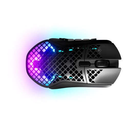 Steelseries SteelSeries Aerox 9 - mus - 2.4 GHz, Bluetooth 5.0, USB - mattsvart