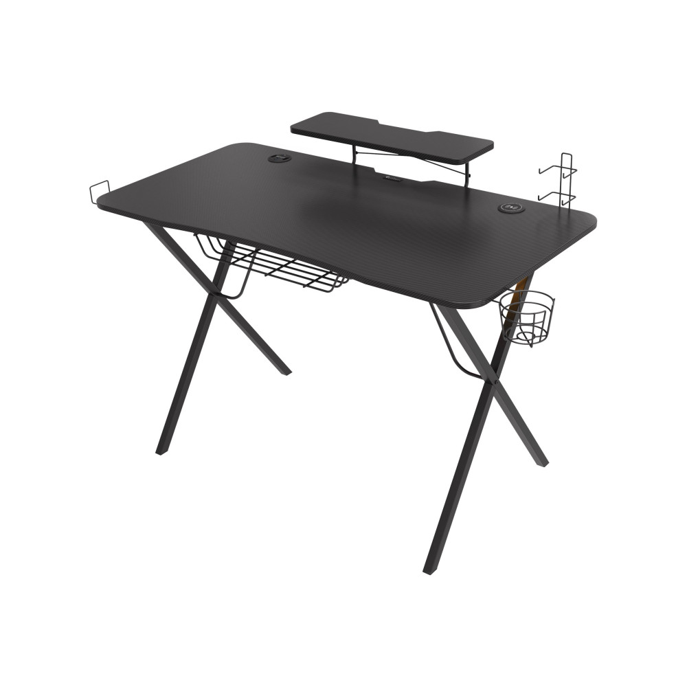 Produktbild för Genesis Holm 300 RGB - bord - rectangular with contoured corners - svart