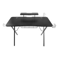Produktbild för Genesis Holm 300 RGB - bord - rectangular with contoured corners - svart