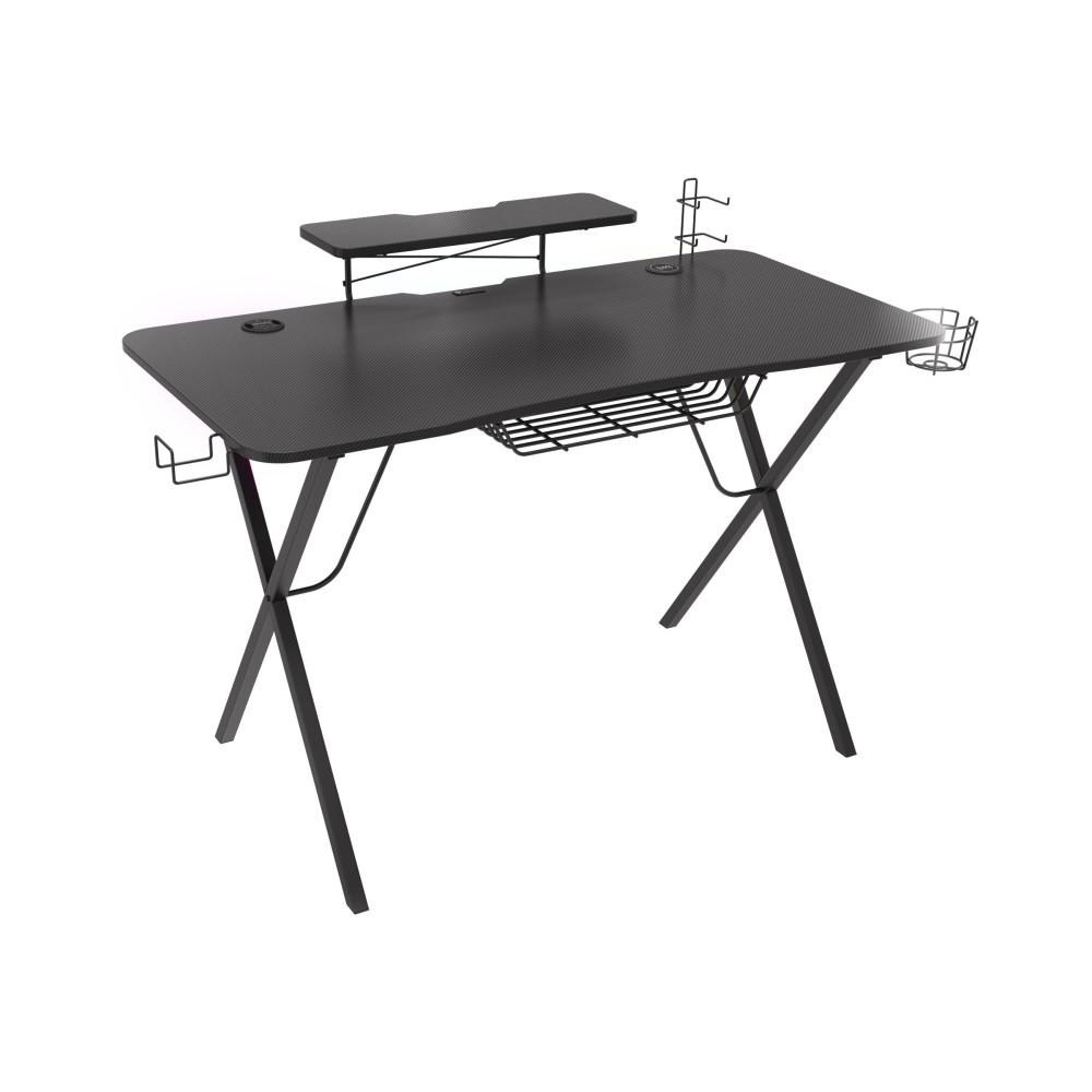 Produktbild för Genesis Holm 300 RGB - bord - rectangular with contoured corners - svart