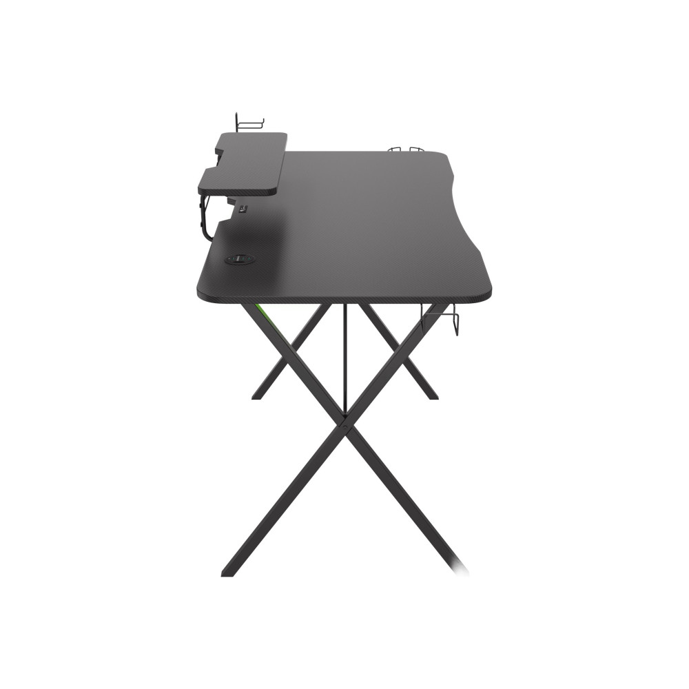 Produktbild för Genesis Holm 300 RGB - bord - rectangular with contoured corners - svart