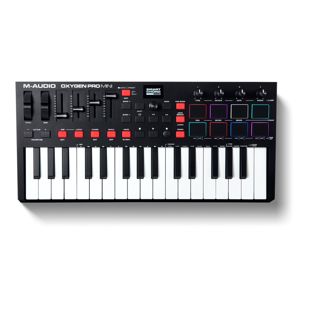 Produktbild för M-Audio Oxygen Pro Mini - MIDI kontroller
