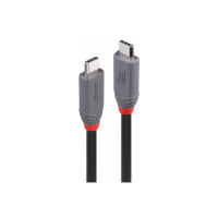 Produktbild för Lindy Anthra Line - USB typ C-kabel - 24 pin USB-C till 24 pin USB-C - 1.5 m