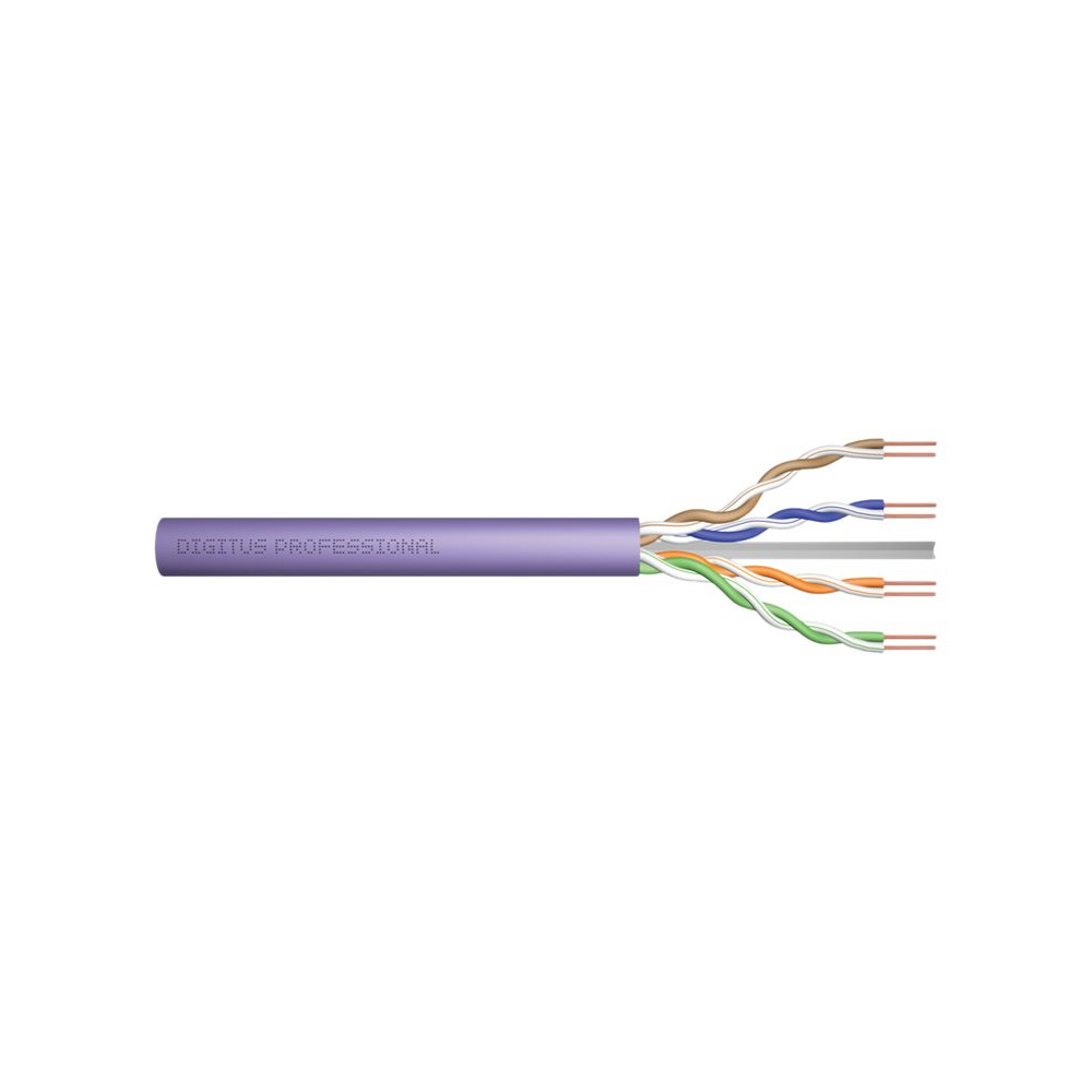 Produktbild för DIGITUS Professional bulkkabel - lila, RAL 4005