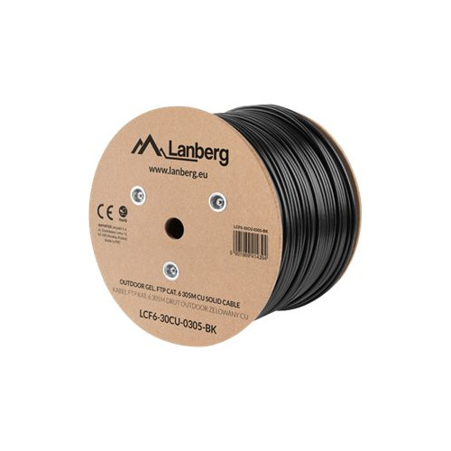 LANBERG Lanberg bulkkabel - svart, RAL 9004