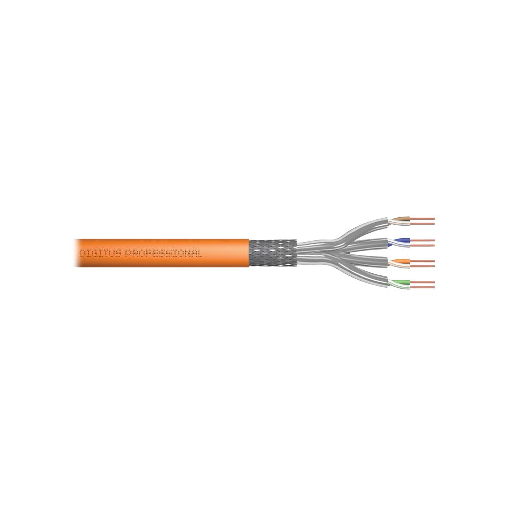 Produktbild för DIGITUS Professional installationskabel - orange, RAL 2000