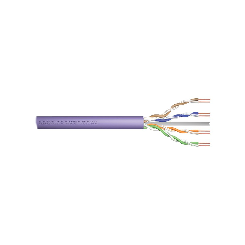 Produktbild för DIGITUS Professional bulkkabel - lila, RAL 4005