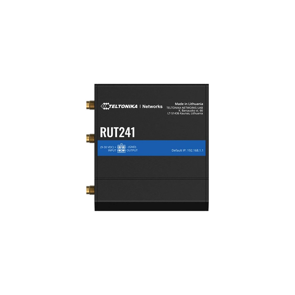Produktbild för Teltonika RUT241 - trådlös router - WWAN - Wi-Fi - 2G, 3G, 4G - DIN-skenmonterbar