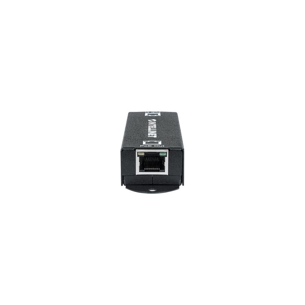 Produktbild för Intellinet Gigabit High-Power PoE+ Extender Repeater, IEEE 802.3at/af Power over Ethernet (PoE+/PoE), metal - repeater - 10Mb LAN, 100Mb LAN, 1GbE