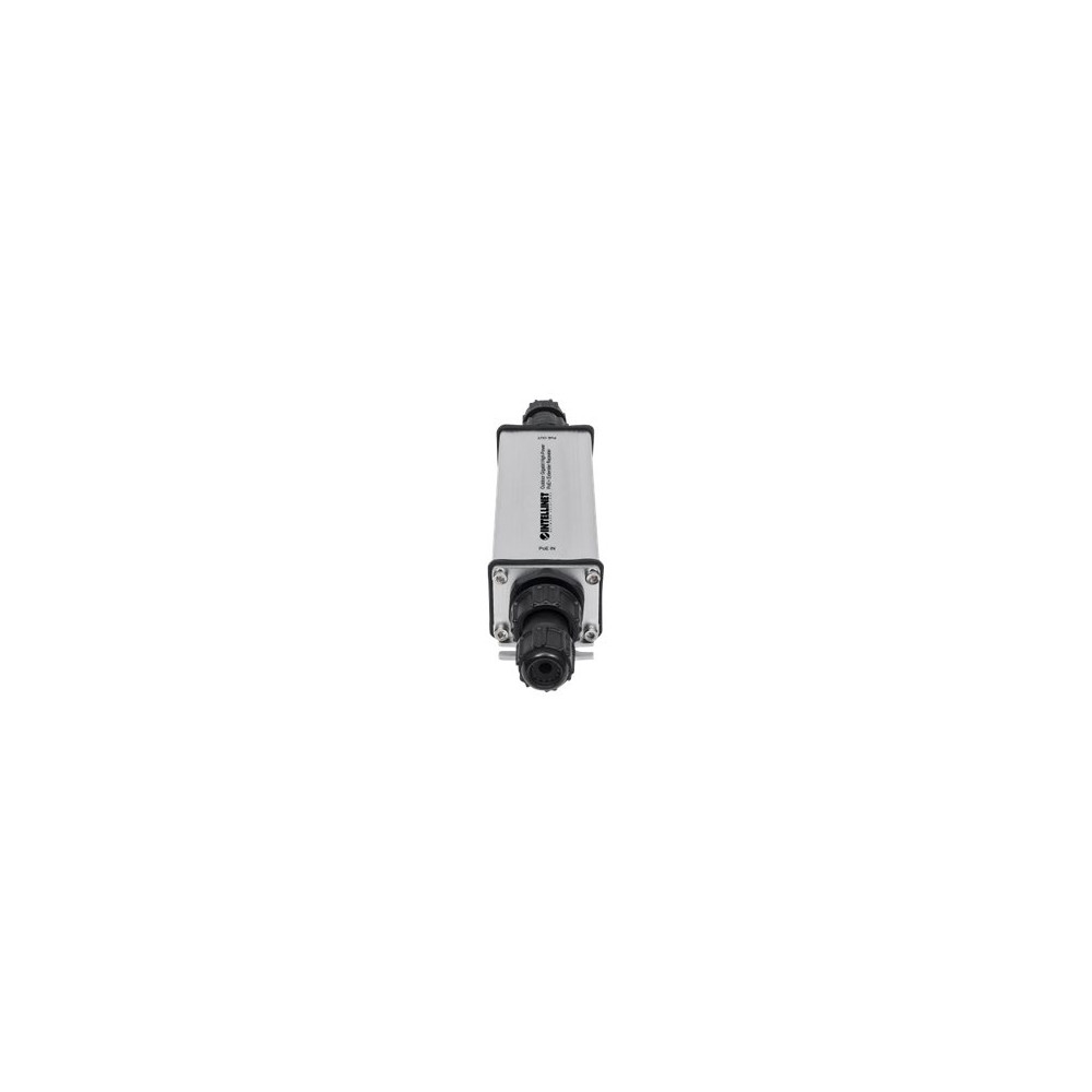 Produktbild för Intellinet Outdoor Gigabit High-Power PoE+ Extender Repeater, IEEE 802.3at/af Power over Ethernet (PoE+/PoE), Extends Range up to 100m, Metal, IP65 - repeater - 10Mb LAN, 100Mb LAN, 1GbE