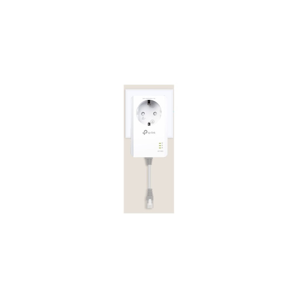 Produktbild för TP-Link TL-PA7017P V4 - Powerline-adapter - vägginsticksbar