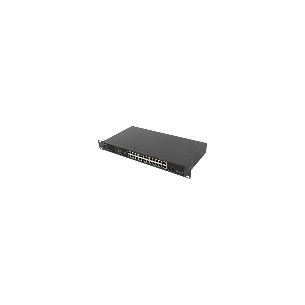 Produktbild för Lanberg RSFE-24P-2C-360 - switch - 24 portar - ohanterad - rackmonterbar
