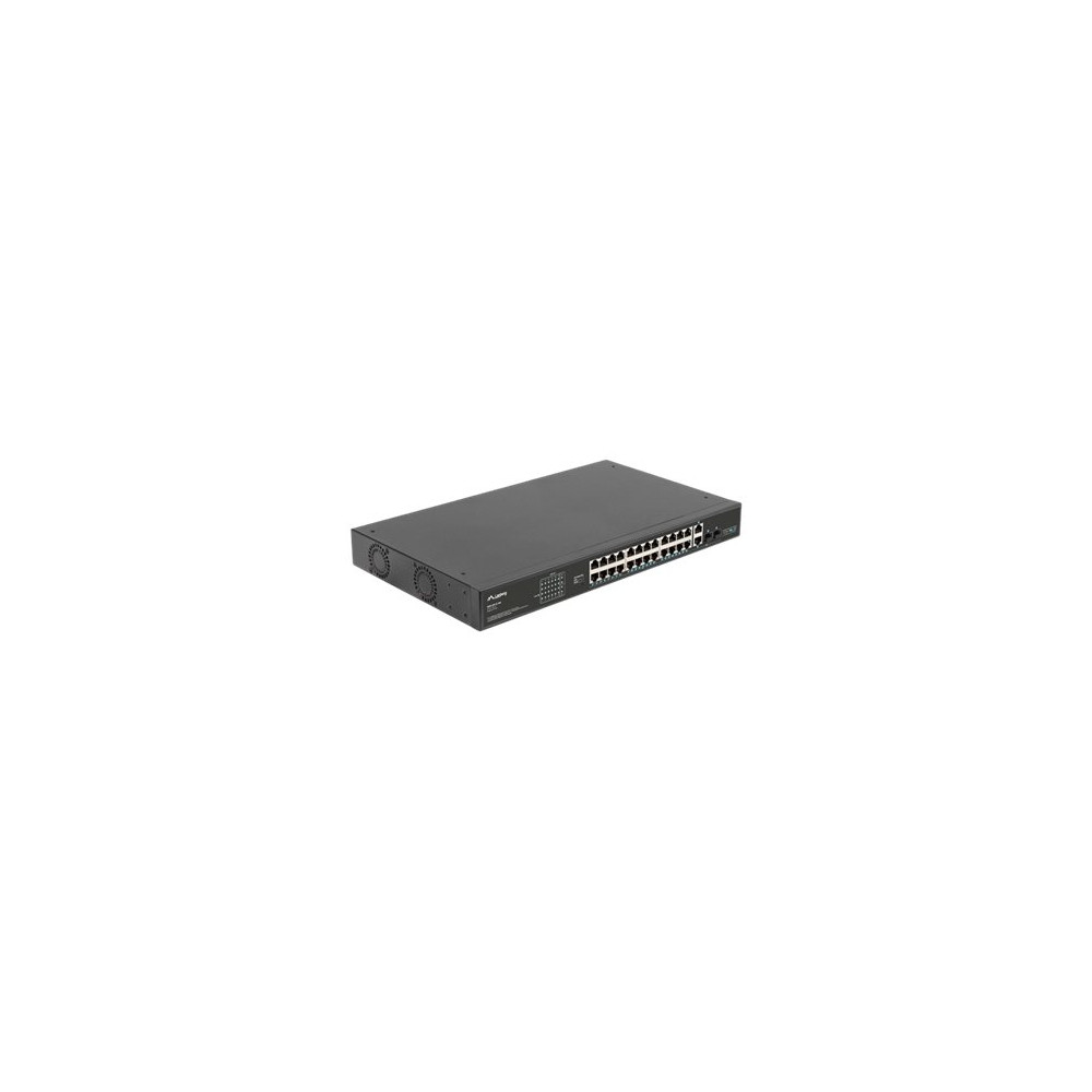 Produktbild för Lanberg RSFE-24P-2C-360 - switch - 24 portar - ohanterad - rackmonterbar