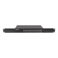Produktbild för Intellinet 24-Port Gigabit Ethernet Switch, 24 x 10/100/1000 Mbit/s RJ45-Ports, IEEE 802.3az (Energy Efficient Ethernet), Desktop, 19" Rackmount, Metal - switch - 24 portar - ohanterad - rackmonterbar