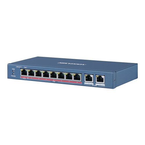 Hikvision Hikvision DS-3E0310HP-E - switch - 8 portar - ohanterad