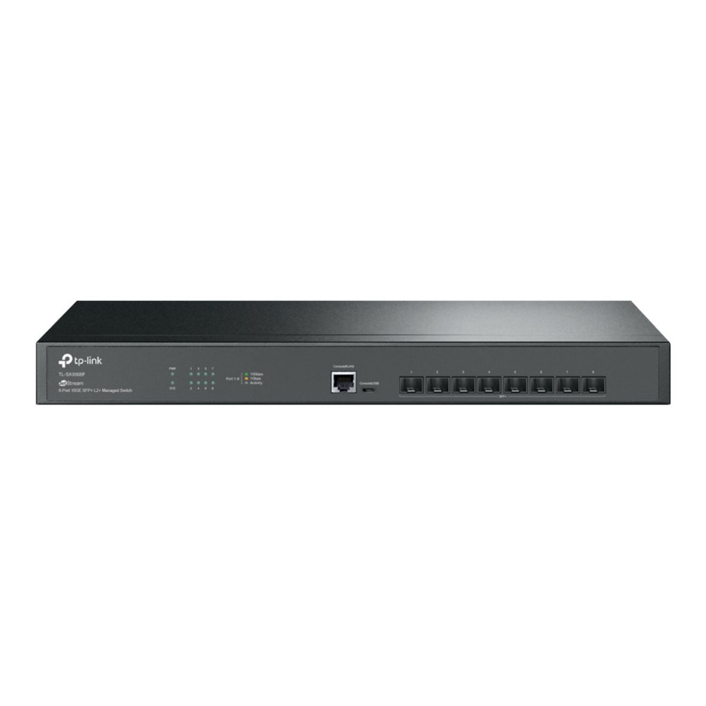 Produktbild för TP-Link JetStream TL-SX3008F V1 - switch - 8 portar - Administrerad - rackmonterbar
