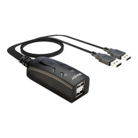 Produktbild för Lindy 2 Port USB KM Switch - omkopplare för tangentbord/mus - 2 portar