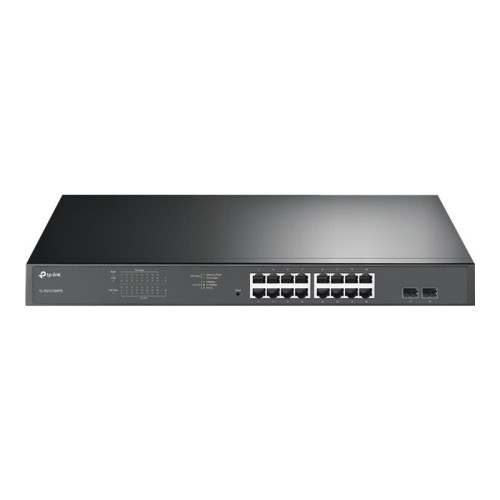 TP-LINK TP-Link JetStream TL-SG1218MPE - switch - 16 portar - smart - rackmonterbar