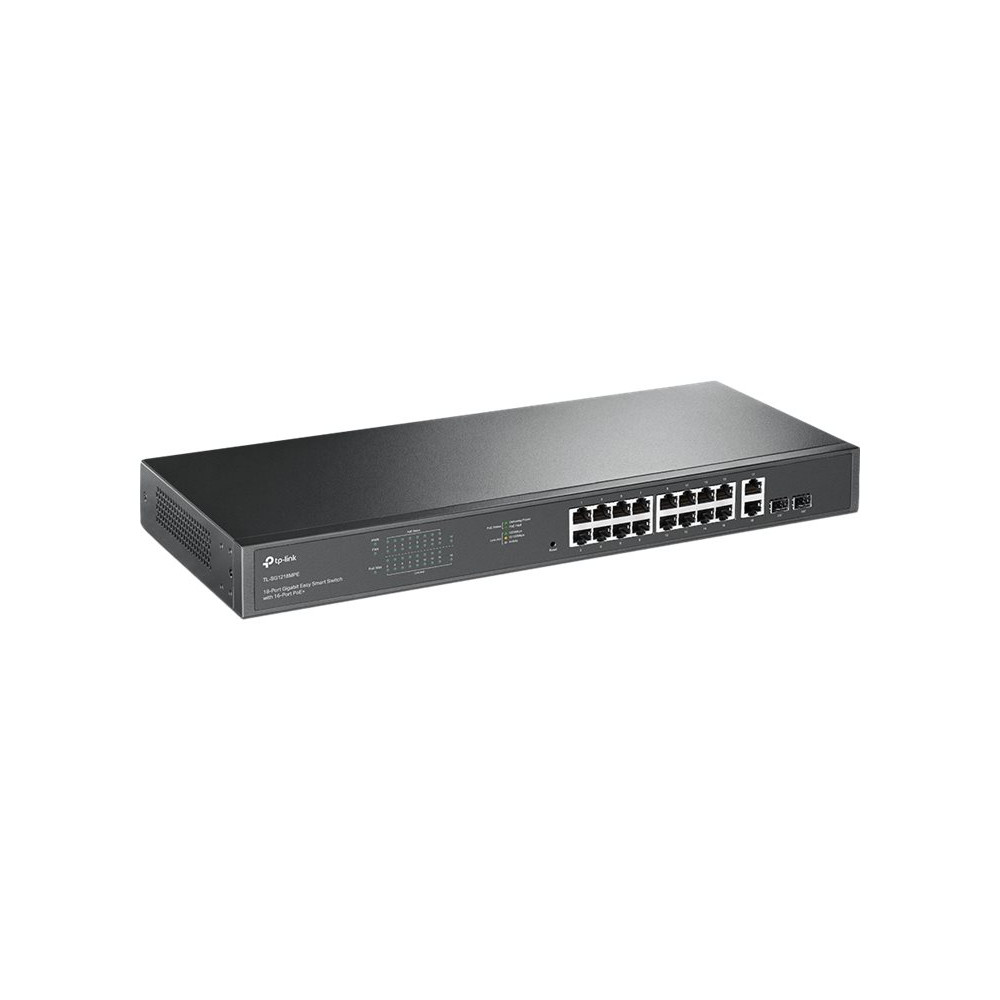 Produktbild för TP-Link JetStream TL-SG1218MPE - switch - 16 portar - smart - rackmonterbar