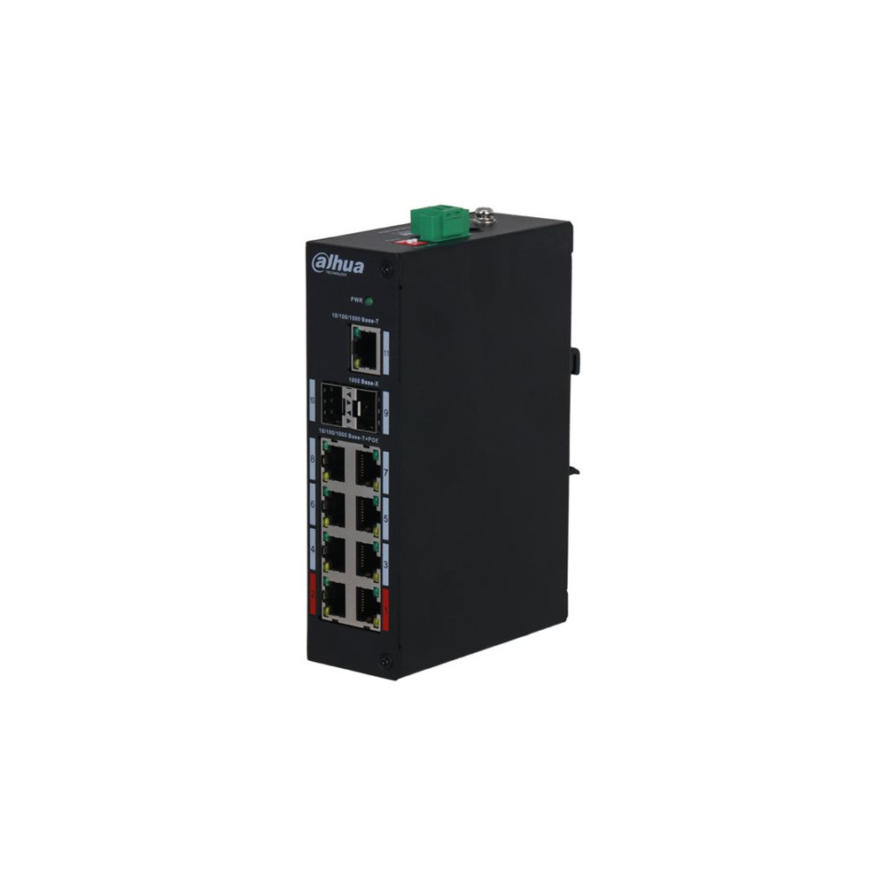 Produktbild för Dahua PFS3211-8GT-120-V2 - switch - 11 portar - ohanterad