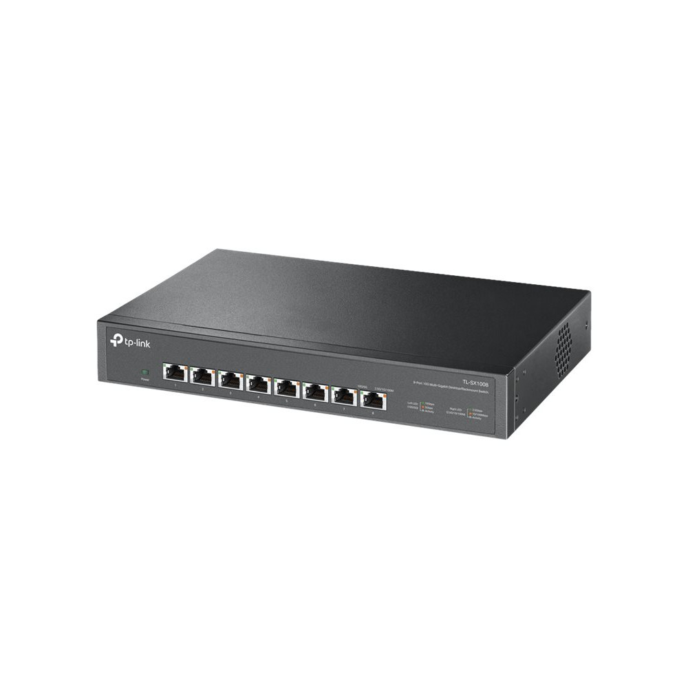 Produktbild för TP-Link TL-SX1008 V1 - switch - 8 portar - rackmonterbar