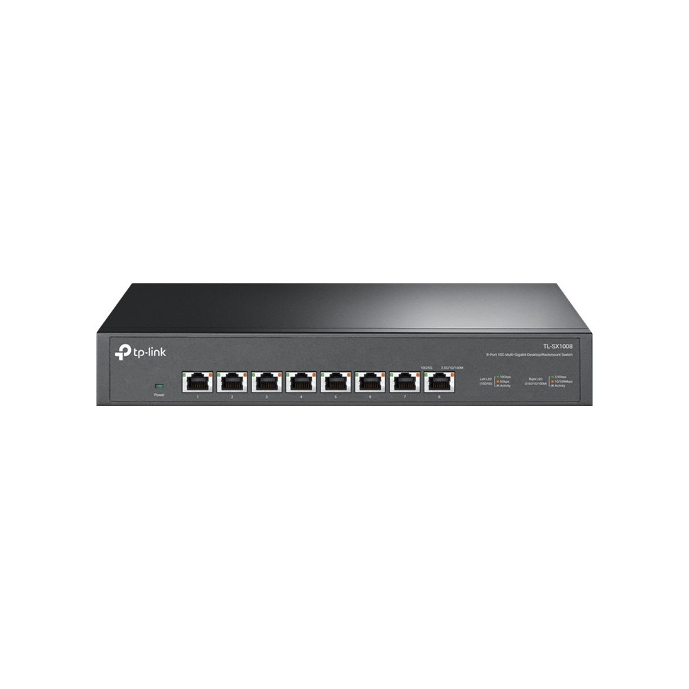 Produktbild för TP-Link TL-SX1008 V1 - switch - 8 portar - rackmonterbar