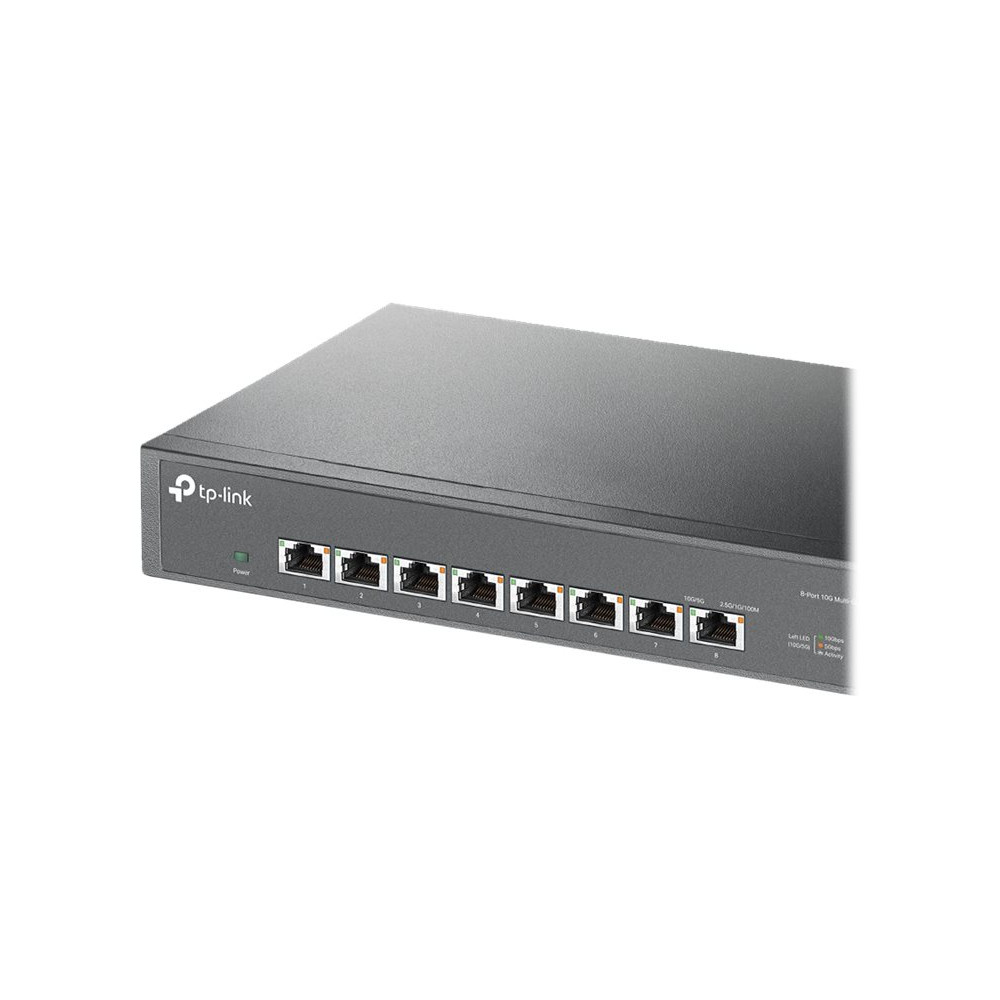 Produktbild för TP-Link TL-SX1008 V1 - switch - 8 portar - rackmonterbar
