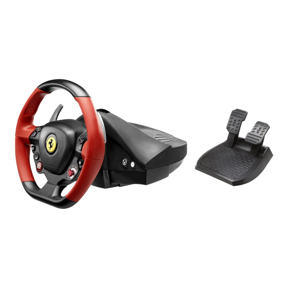 Produktbild för Thrustmaster Ferrari 458 Spider - ratt- och pedaluppsättning - kabelansluten