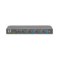 Produktbild för DIGITUS - omkopplare för tangentbord/video/mus/ljud - 4 portar