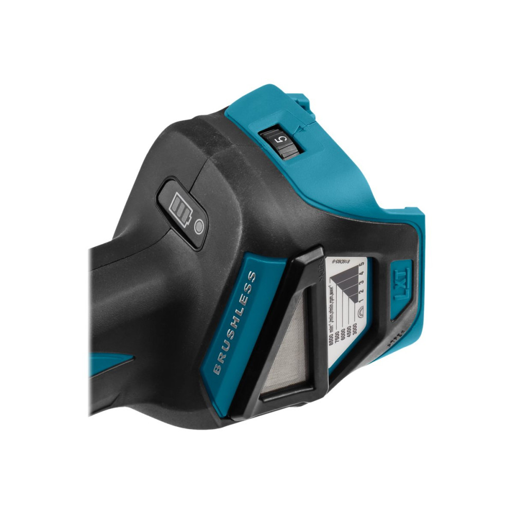 Produktbild för Makita DGA517ZJ - vinkelslip - sladdlös - 125 mm - inget batteri