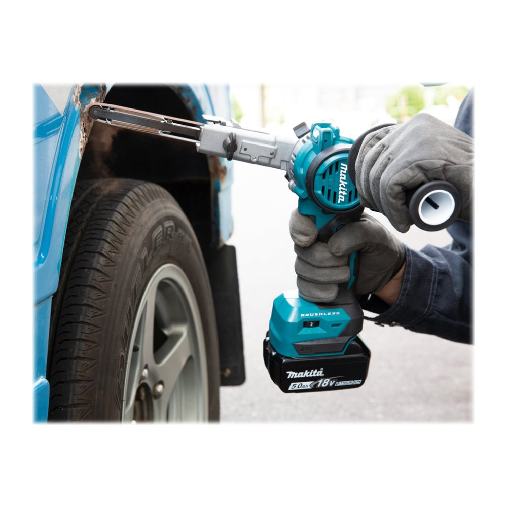 Produktbild för Makita DBS180 - bandslipmaskin - sladdlös - 9 x 533 mm - inget batteri