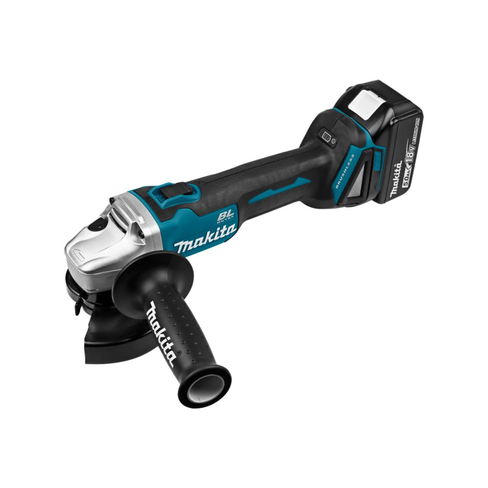 Produktbild för Makita DGA504RTJ - vinkelslip - sladdlös - 125 mm - 2 batterier
