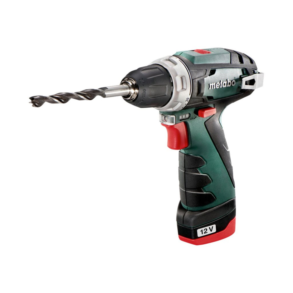 Produktbild för Metabo PowerMaxx BS Basic - borr/drivare - sladdlös - 2 batterier